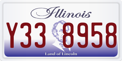 IL license plate Y338958