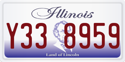 IL license plate Y338959