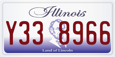 IL license plate Y338966