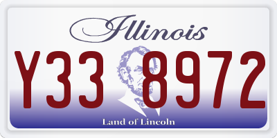 IL license plate Y338972