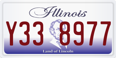 IL license plate Y338977