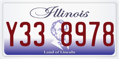 IL license plate Y338978