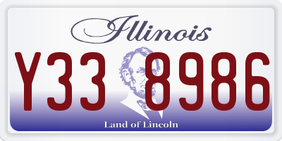 IL license plate Y338986