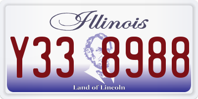 IL license plate Y338988