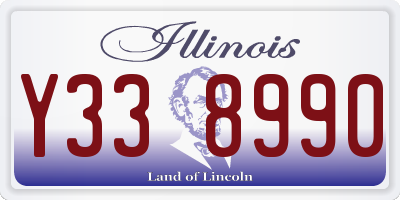 IL license plate Y338990