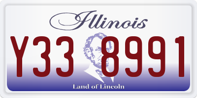 IL license plate Y338991
