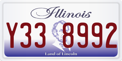 IL license plate Y338992