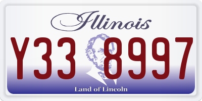 IL license plate Y338997