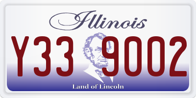 IL license plate Y339002