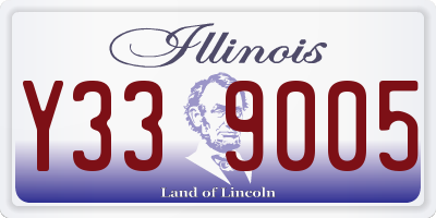 IL license plate Y339005