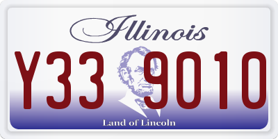 IL license plate Y339010