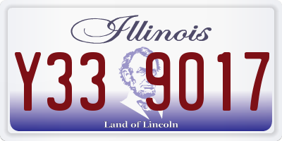 IL license plate Y339017