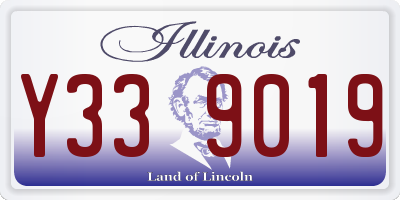 IL license plate Y339019