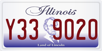 IL license plate Y339020