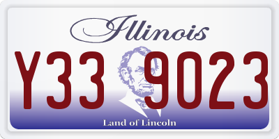 IL license plate Y339023