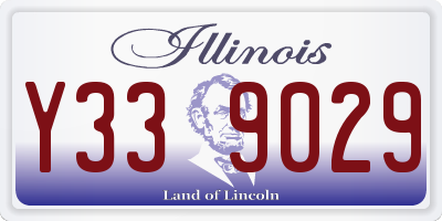 IL license plate Y339029