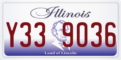IL license plate Y339036