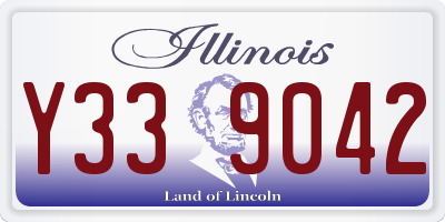 IL license plate Y339042