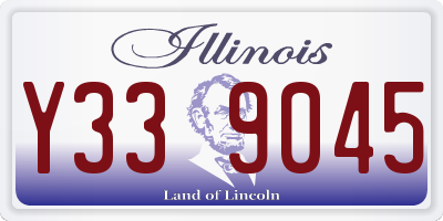 IL license plate Y339045