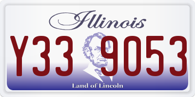 IL license plate Y339053