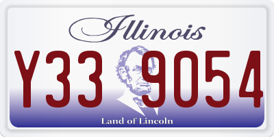 IL license plate Y339054