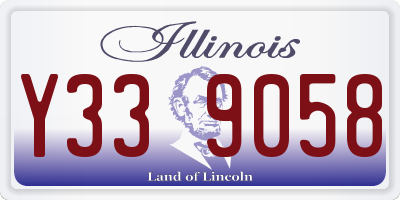 IL license plate Y339058