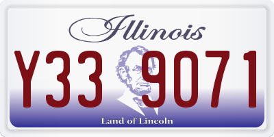 IL license plate Y339071