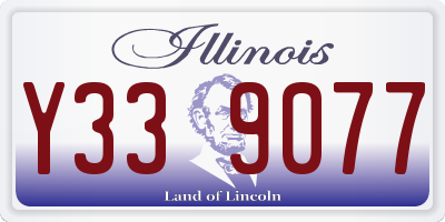 IL license plate Y339077