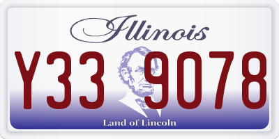 IL license plate Y339078