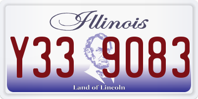 IL license plate Y339083