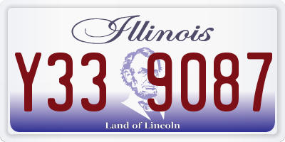 IL license plate Y339087