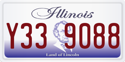 IL license plate Y339088