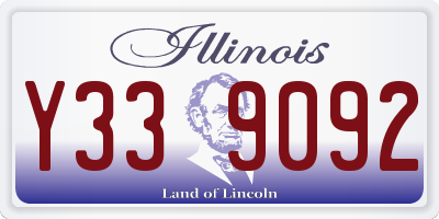 IL license plate Y339092