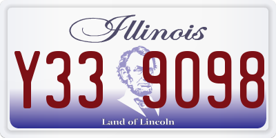 IL license plate Y339098