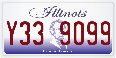 IL license plate Y339099