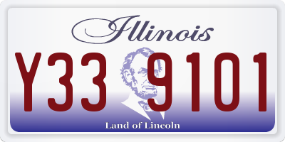 IL license plate Y339101