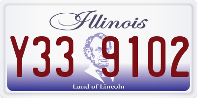 IL license plate Y339102