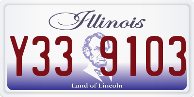 IL license plate Y339103
