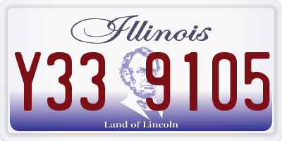 IL license plate Y339105
