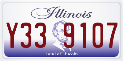IL license plate Y339107