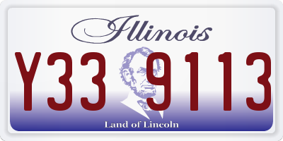 IL license plate Y339113