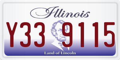 IL license plate Y339115