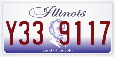 IL license plate Y339117
