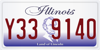 IL license plate Y339140