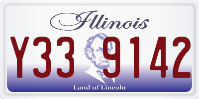 IL license plate Y339142
