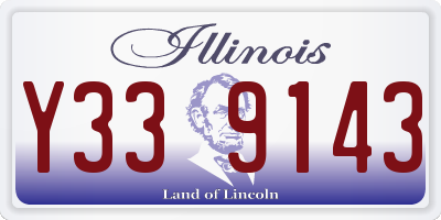 IL license plate Y339143