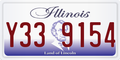 IL license plate Y339154