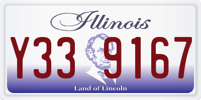 IL license plate Y339167
