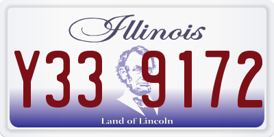 IL license plate Y339172