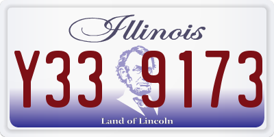 IL license plate Y339173